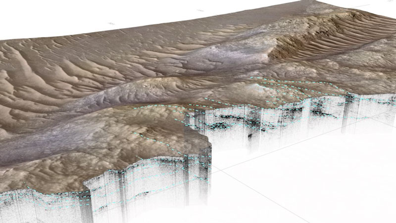 Il rover Perseverance ha scoperto sotto la superficie marziana una vecchia delta fluviale